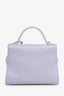 Delvaux Lavender Leather Mini Tempete With Strap