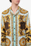 Fendace Blue/Gold Silk Baroque Pyjama Top Size 3 Mens