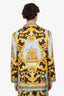 Fendace Blue/Gold Silk Baroque Pyjama Top Size 3 Mens