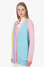 Versace Multicolour Cashmere GV Signature Colour Block Cardigan Size 36