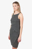 Pre-Loved Chanel™ Black/Silver Tweed Sleeveless Midi Length Dress Size 38