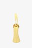 Jacquemus Light Yellow Leather Le Petit Bambola Bucket Bag with Strap