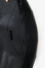 Gucci Black/White Lizard/Velvet Leather Dragon Head Shoulder Bag