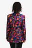 Balmain Black/Multicolour Pattern Blazer Size 40