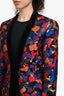 Balmain Black/Multicolour Pattern Blazer Size 40