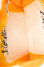 Casablanca Tennis Club White/Yellow Crochet Bag