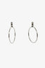 Louis Vuitton 18K White Gold Diamond Hoop Earrings