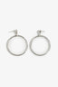 Louis Vuitton 18K White Gold Diamond Hoop Earrings