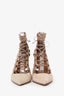 Aquazarra Brown Suede Lace Up Heels Size 37