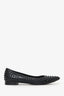 Saint Laurent Black Studded Ballet Flats Size 36.5