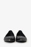 Saint Laurent Black Studded Ballet Flats Size 36.5
