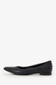 Saint Laurent Black Studded Ballet Flats Size 36.5