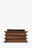 Marni Brown Leather Medium Trunk Shoulder Bag