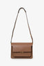 Marni Brown Leather Medium Trunk Shoulder Bag