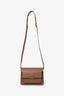 Marni Brown Leather Medium Trunk Shoulder Bag