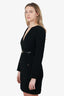 Gucci Black Wool Tweed Damier Bouclé Mini Dress Size 38