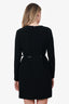 Gucci Black Wool Tweed Damier Bouclé Mini Dress Size 38