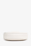 Gucci White Leather Mini GG Marmont Half Moon Shaped Bag