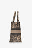 Christian Dior 2022 Beige/Black Canvas Toile de Jouy Medium Book Tote