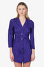 Sandro Purple Mini Dress Size 36