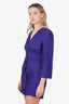 Sandro Purple Mini Dress Size 36