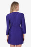 Sandro Purple Mini Dress Size 36