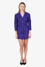 Sandro Purple Mini Dress Size 36