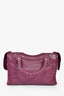 Balenciaga 2017 Purple Leather 'Le Mini City' Bag with Strap