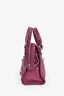 Balenciaga 2017 Purple Leather 'Le Mini City' Bag with Strap