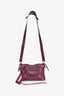 Balenciaga 2017 Purple Leather 'Le Mini City' Bag with Strap