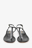 Prada Black Patent Leather Sandals Size 36.5