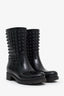 Valentino Black Rubber Rockstud Rain Boots Size 39