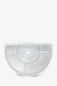 Cult Gaia White Acrylic 'Arc' Clutch Bag
