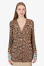 Missoni Orange Print Button Up Cardigan Size 42