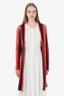 M Missoni Red/Pink Long Sleeve Open Cardigan Estimated Size S