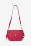 Prada Magenta Nylon Messenger Bag