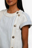 Pre-Loved Chanel™ Runway 2018 Chanel Light Blue Washed Denim Cap Sleeve Shift Dress Size 38