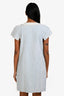 Pre-Loved Chanel™ Runway 2018 Chanel Light Blue Washed Denim Cap Sleeve Shift Dress Size 38