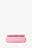 Pre-Loved Chanel™ Light Pink Quilted Caviar Mini Classic Clutch Crossbody Bag