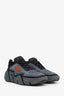 Prada Grey Techno Stretch Fabric Sneaker Size 8 Mens