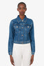 DL1961 Blue Denim Cropped 'Vika' Jacket Size S