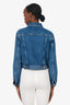 DL1961 Blue Denim Cropped 'Vika' Jacket Size S