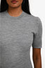 Fendi Grey Bodycon Reversible Dress Size 36