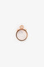 Hermès 18K Rose Gold 'Collier De Chien' Small Model Ring Size 50