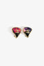 Pre-Loved Chanel™ 2015 Gold Tone/Purple Tear Drop CC Earrings