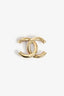 Pre-Loved Chanel™ 2015 Gold Tone/Purple/Red Crystal Embellished CC Brooch