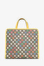 Gucci Yellow/Multicolour GG Supreme Monogram Hearts Children's Tote With Strap