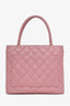 Pre-Loved Chanel™ 2004-05 Pink Caviar Medallion Tote