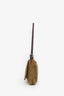 Fendi Brown Corduroy FF Flap Pochette