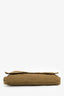 Fendi Brown Corduroy FF Flap Pochette
